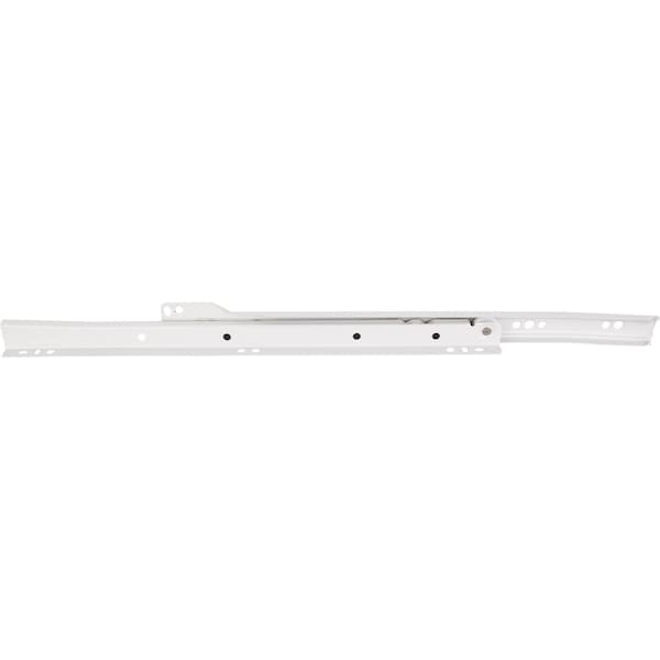 Hardware Resources 22" (550 mm) Economy Cream White Self-closing 3/4 extension Side Mount Epoxy Slide - Builder Pack 2055B - main